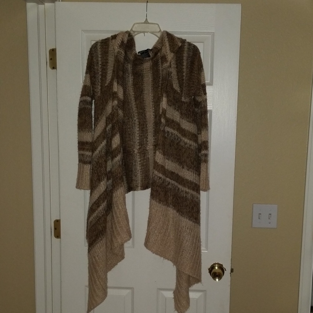 Hooded cardigan